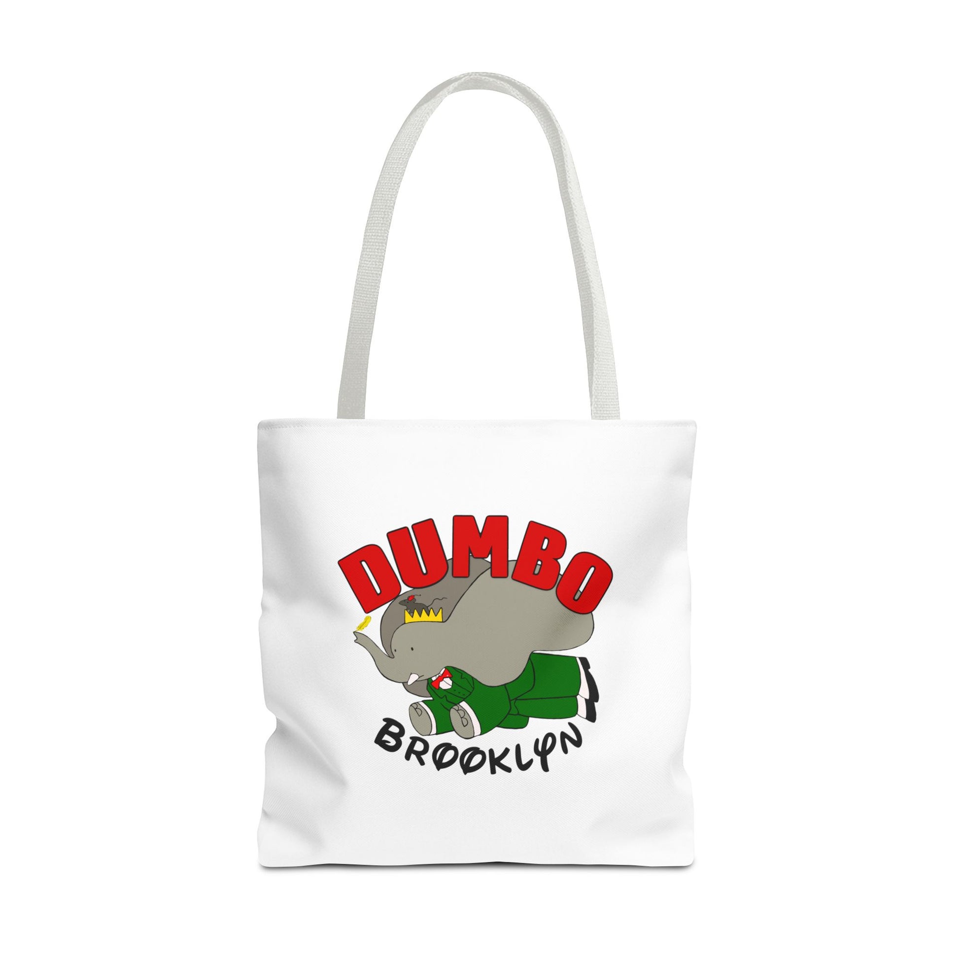 Dumbo Brooklyn Tote Bag, Cute Elephant Bag, Eco-Friendly Shopping Tote, Travel Handbag, Unique Gift for Animal Lovers