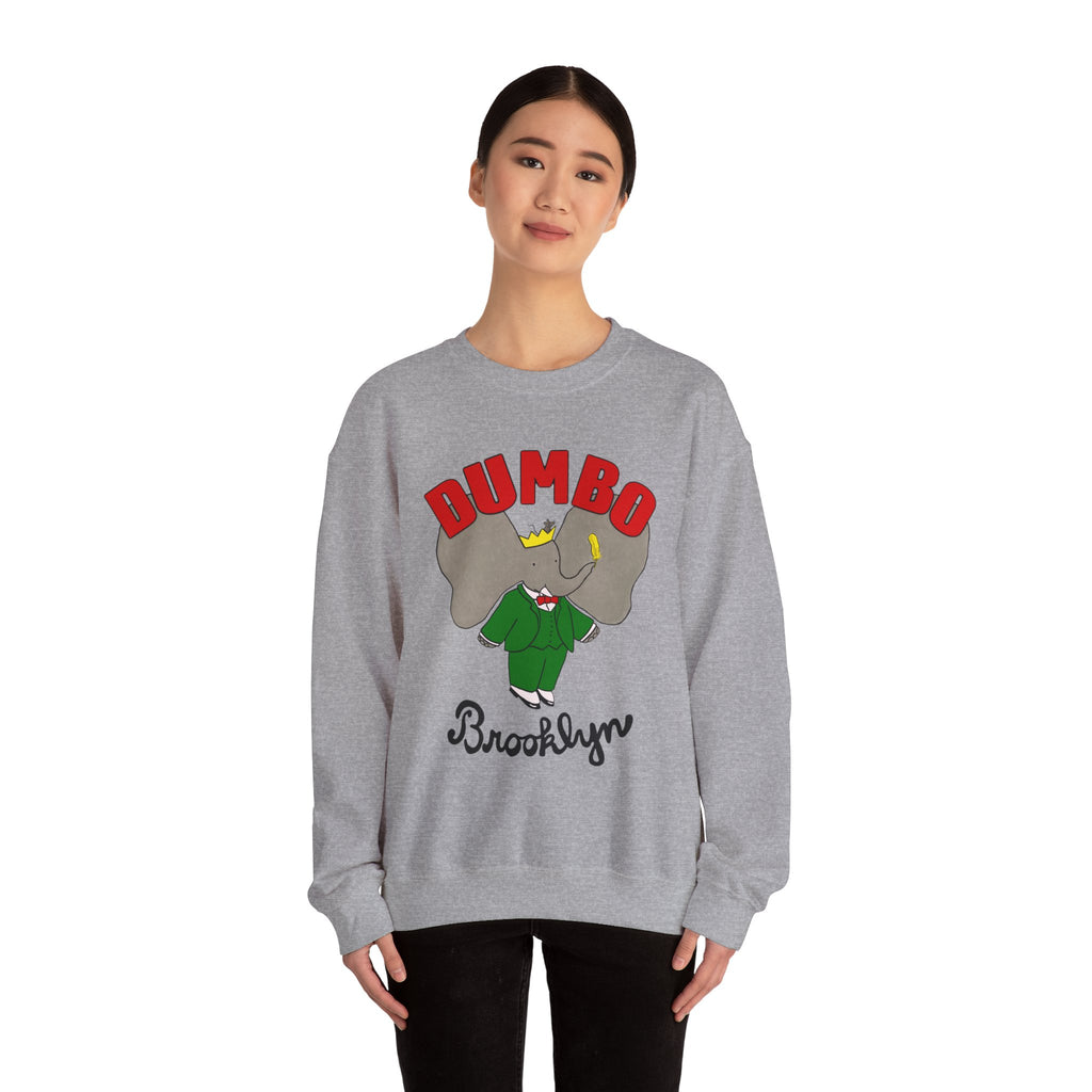 Dumbo Brooklyn Crewneck Sweatshirt - Fun and Comfy Unisex Sweatshirt for Streetwear Enthusiasts