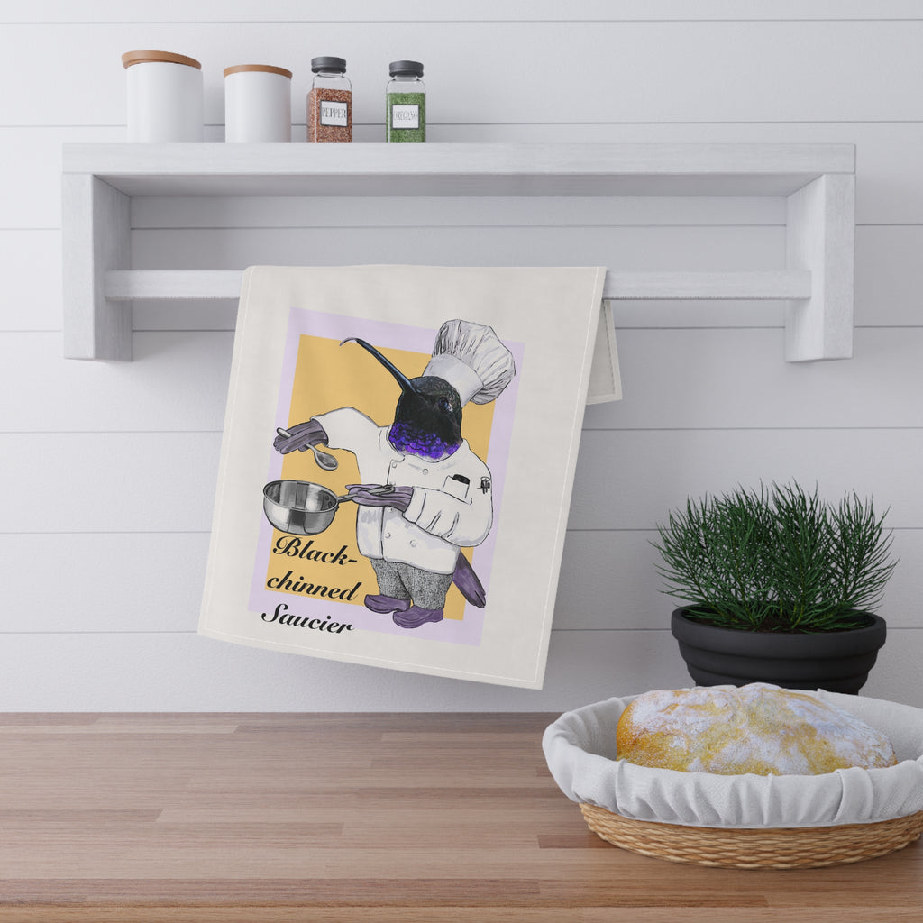 Whimsical Hummingbird Tea Towels, Chef Kitchen Décor, Perfect Gift for Home Cooks, Bird Lover's Kitchen Accessories, Fun Cooking Gifts