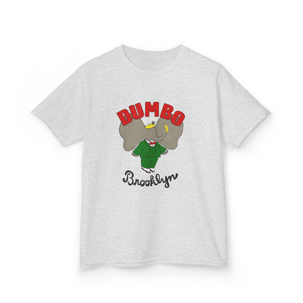 DUMBO Kids Tee, Fun Brooklyn Kids T-Shirt, Adorable Elephant Design, Perfect for Birthdays, Playtime, or Family Outings