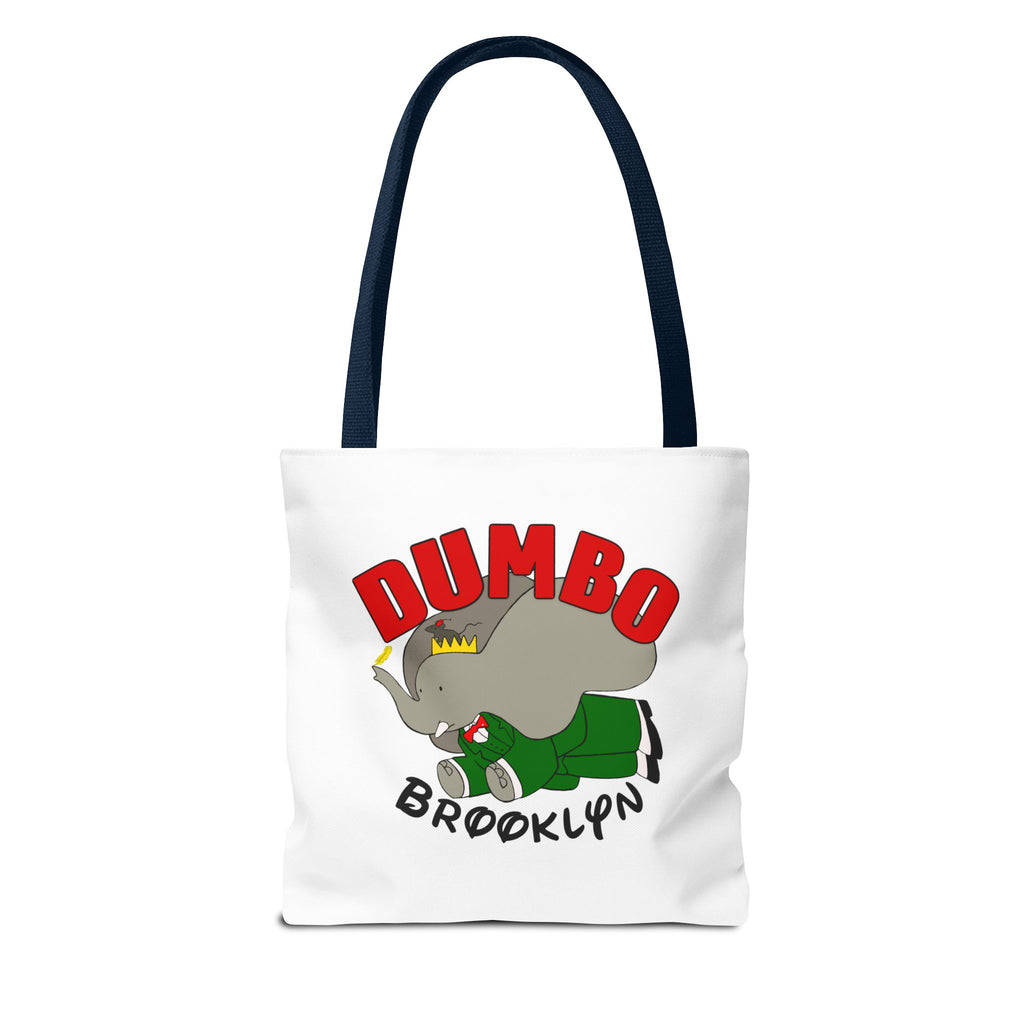 Dumbo Brooklyn Tote Bag, Cute Elephant Bag, Eco-Friendly Shopping Tote, Travel Handbag, Unique Gift for Animal Lovers