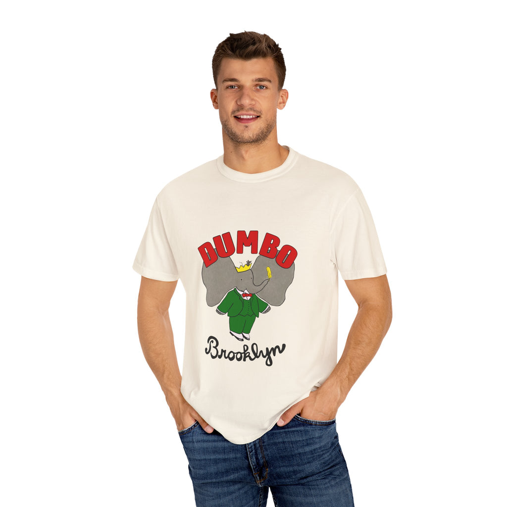 Brooklyn Dumbo Elephant Tee, Fun Graphic T-Shirt, Unisex Gift, Casual Wear, Vintage Style T-Shirt, Summer Fashion, Unique Present