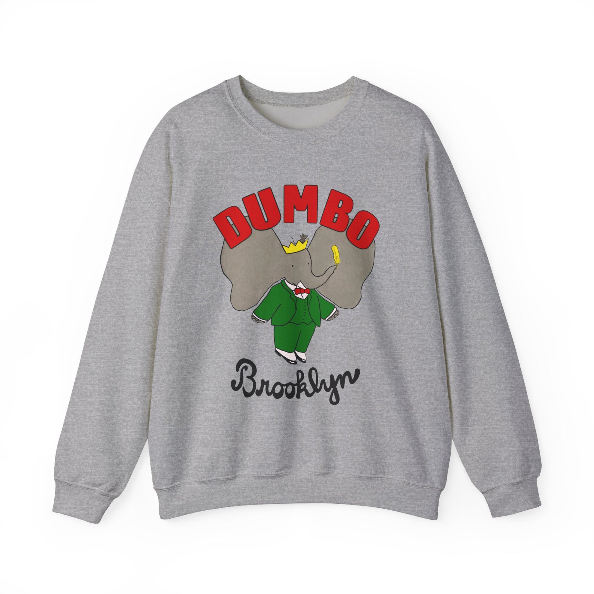 Dumbo Brooklyn Crewneck Sweatshirt - Fun and Comfy Unisex Sweatshirt for Streetwear Enthusiasts