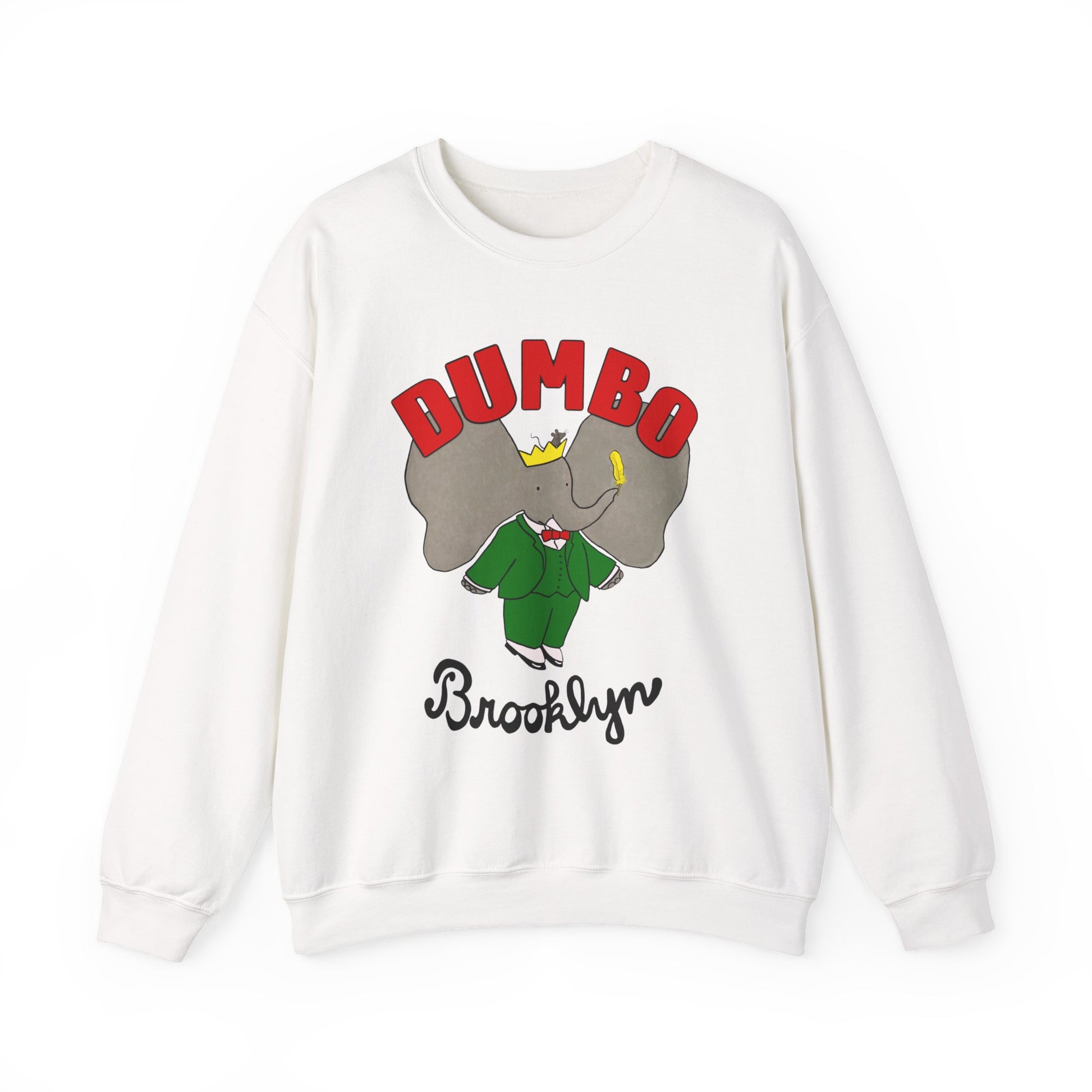 Dumbo Brooklyn Crewneck Sweatshirt - Fun and Comfy Unisex Sweatshirt for Streetwear Enthusiasts