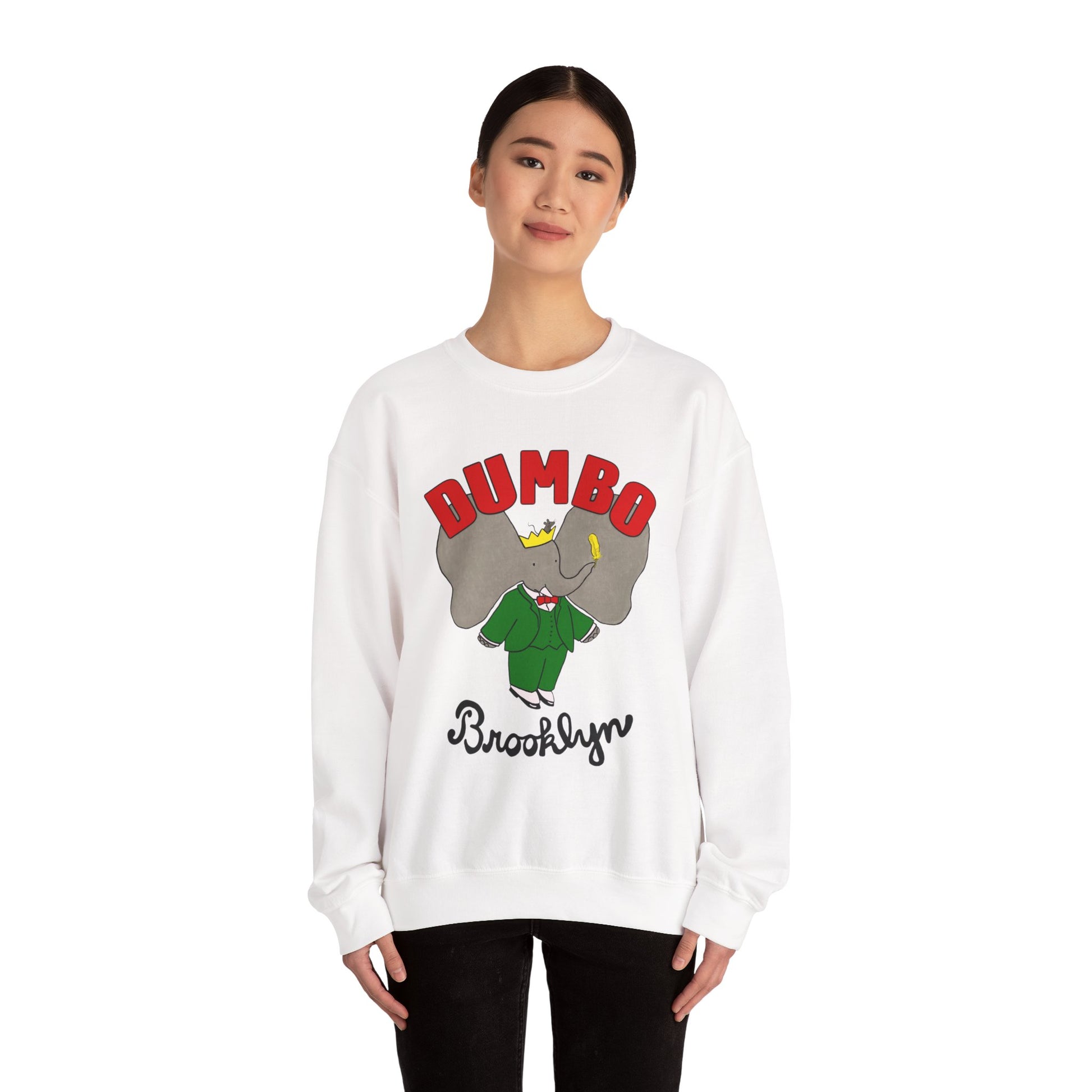 Dumbo Brooklyn Crewneck Sweatshirt - Fun and Comfy Unisex Sweatshirt for Streetwear Enthusiasts