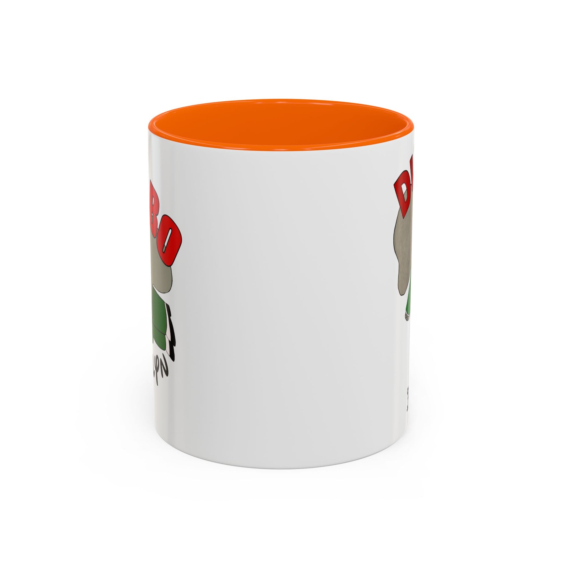 Dumbo Brooklyn Accent Mug - Unique Coffee Cup, Cute Elephant Design, Perfect Gift for Friends, Home Decor, Elephant Lover