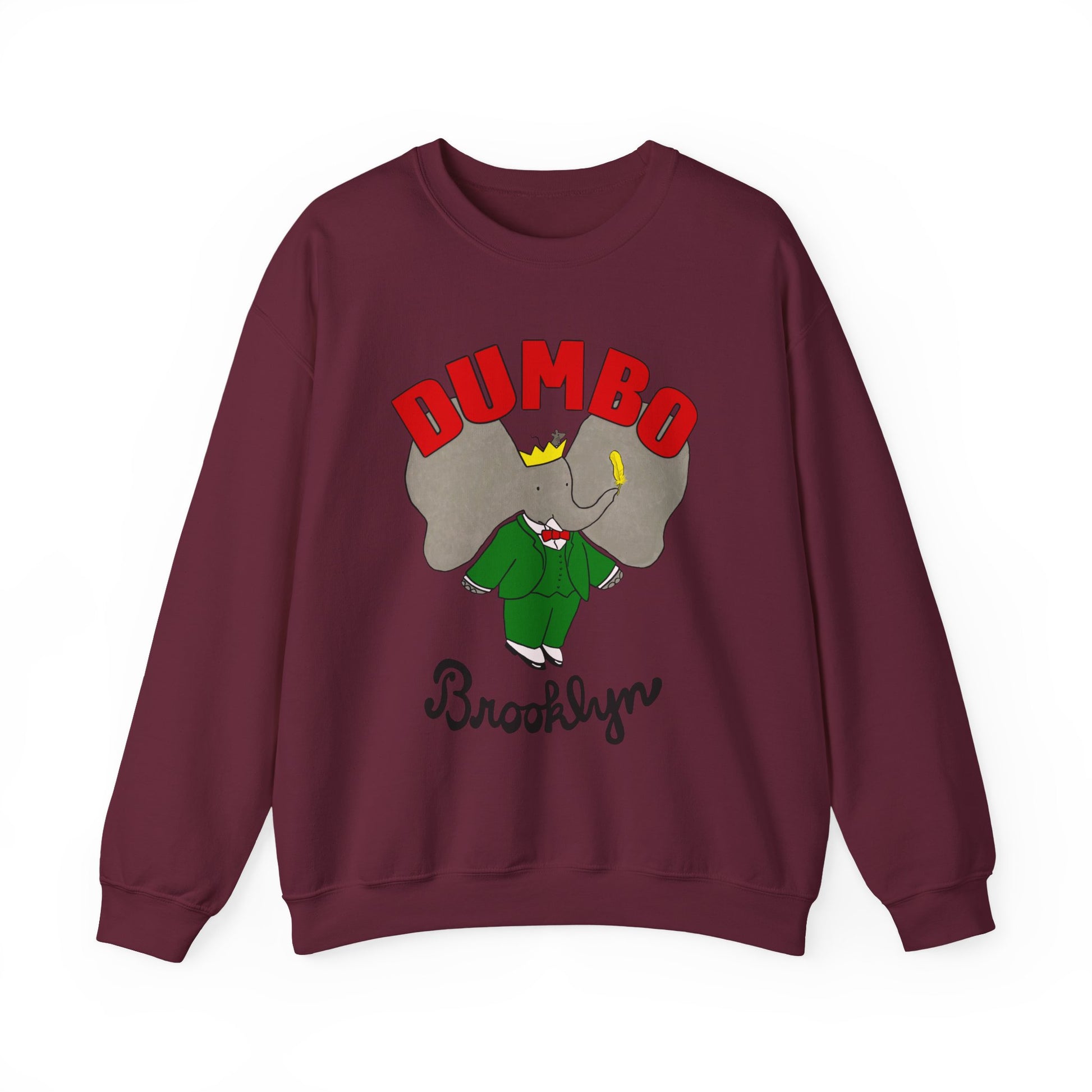 Dumbo Brooklyn Crewneck Sweatshirt - Fun and Comfy Unisex Sweatshirt for Streetwear Enthusiasts