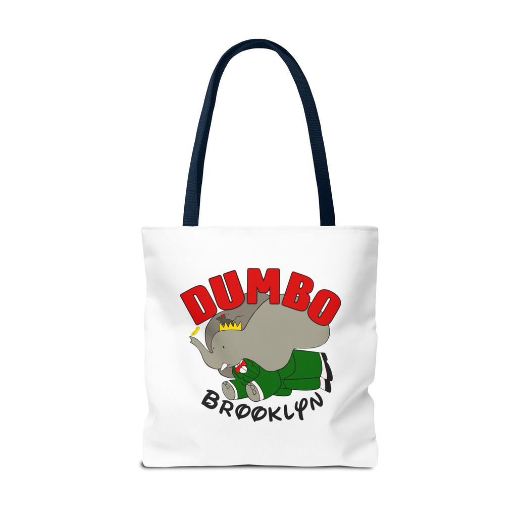 Dumbo Brooklyn Tote Bag, Cute Elephant Bag, Eco-Friendly Shopping Tote, Travel Handbag, Unique Gift for Animal Lovers