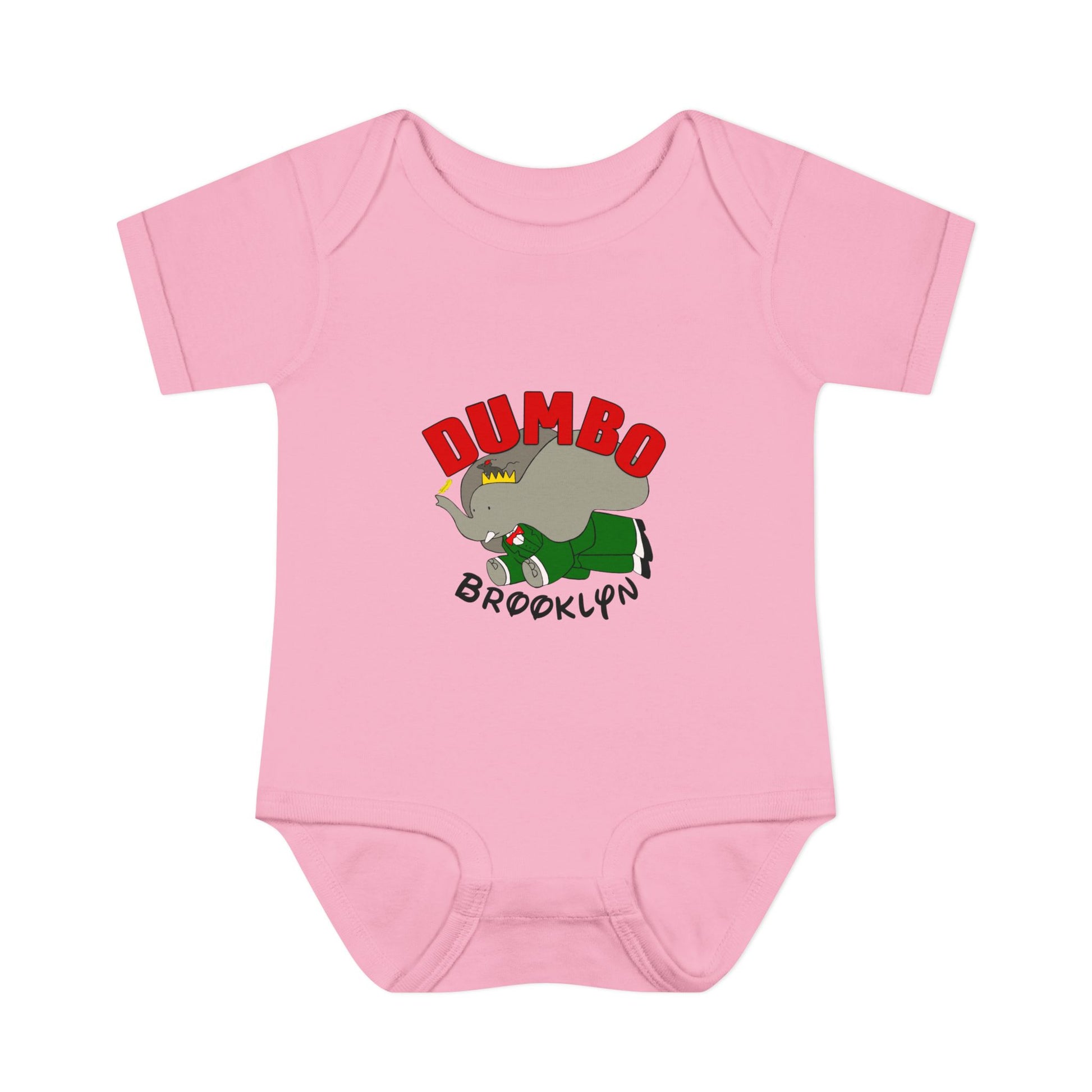 Dumbo Brooklyn Baby Bodysuit – Cute Brooklyn Elephant Infant Onesie