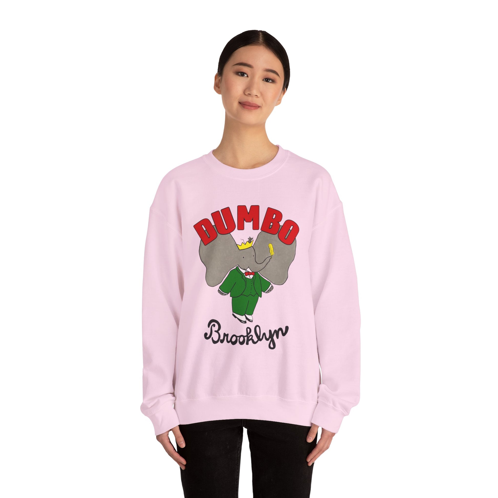 Dumbo Brooklyn Crewneck Sweatshirt - Fun and Comfy Unisex Sweatshirt for Streetwear Enthusiasts
