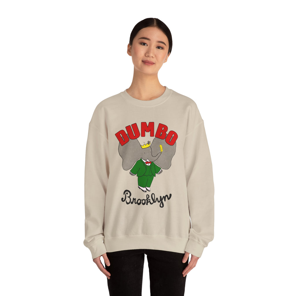 Dumbo Brooklyn Crewneck Sweatshirt - Fun and Comfy Unisex Sweatshirt for Streetwear Enthusiasts