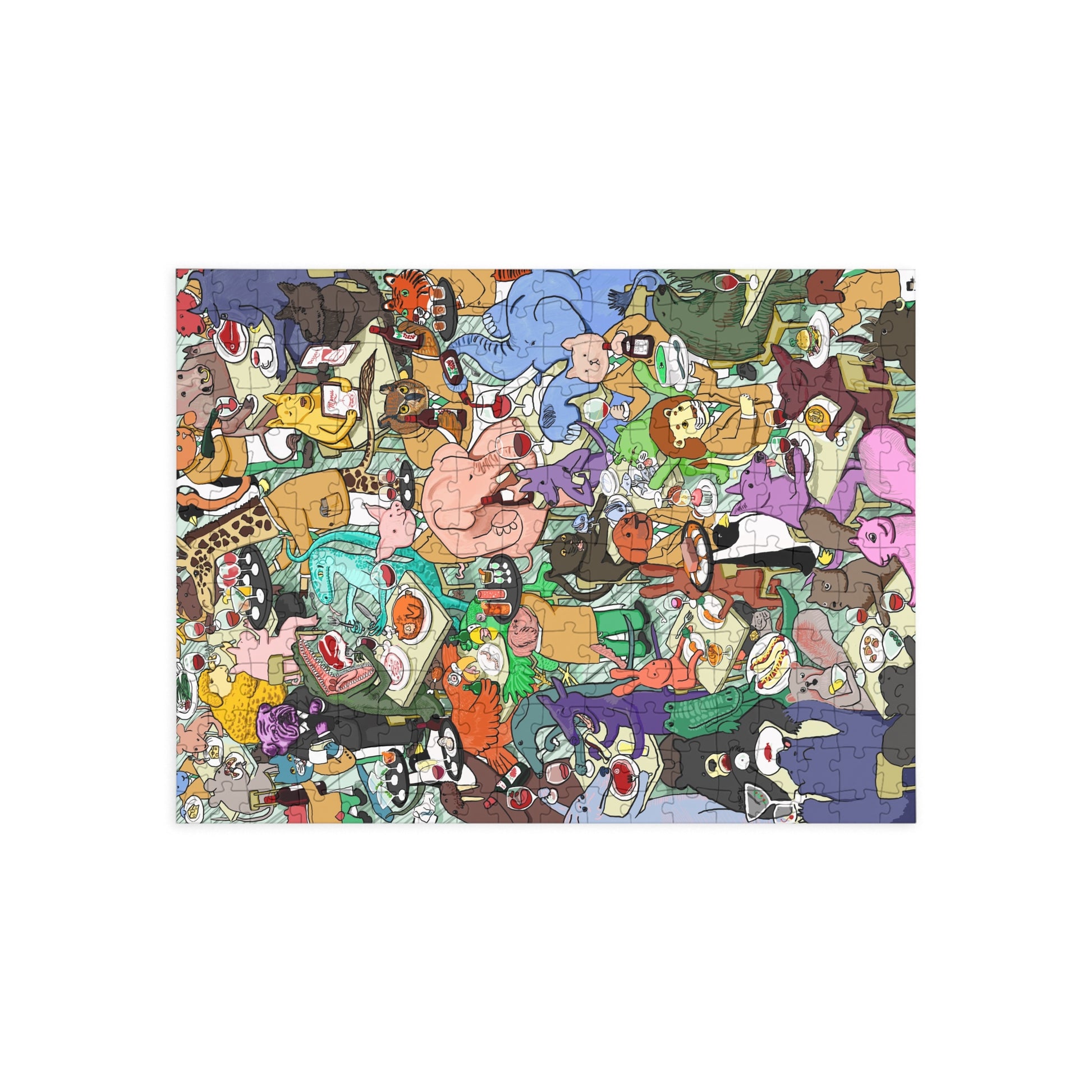 Colorful Animal Puzzle Adventure - 96, 252, 500, 1000-Piece - Fun for Family Game Night, Kids' Activity, Gifts, Home Decor
