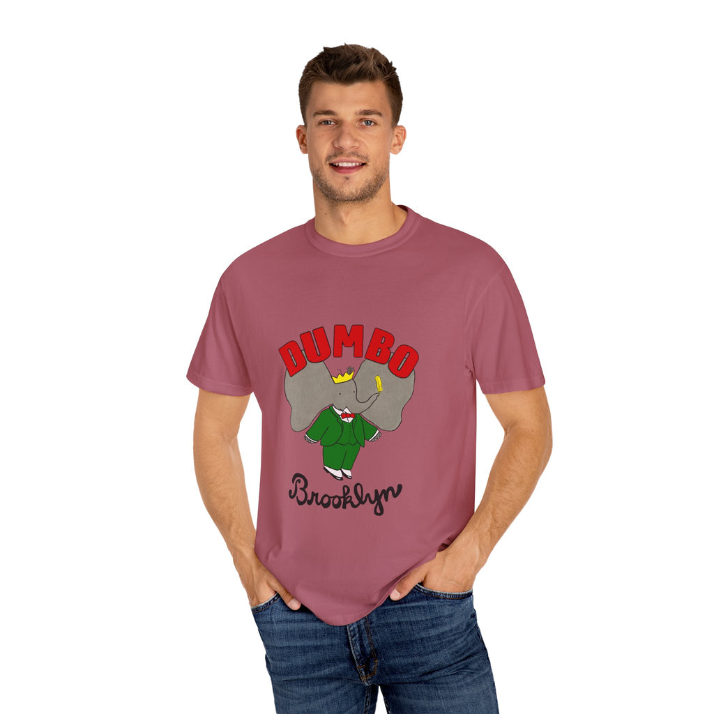 Brooklyn Dumbo Elephant Tee, Fun Graphic T-Shirt, Unisex Gift, Casual Wear, Vintage Style T-Shirt, Summer Fashion, Unique Present