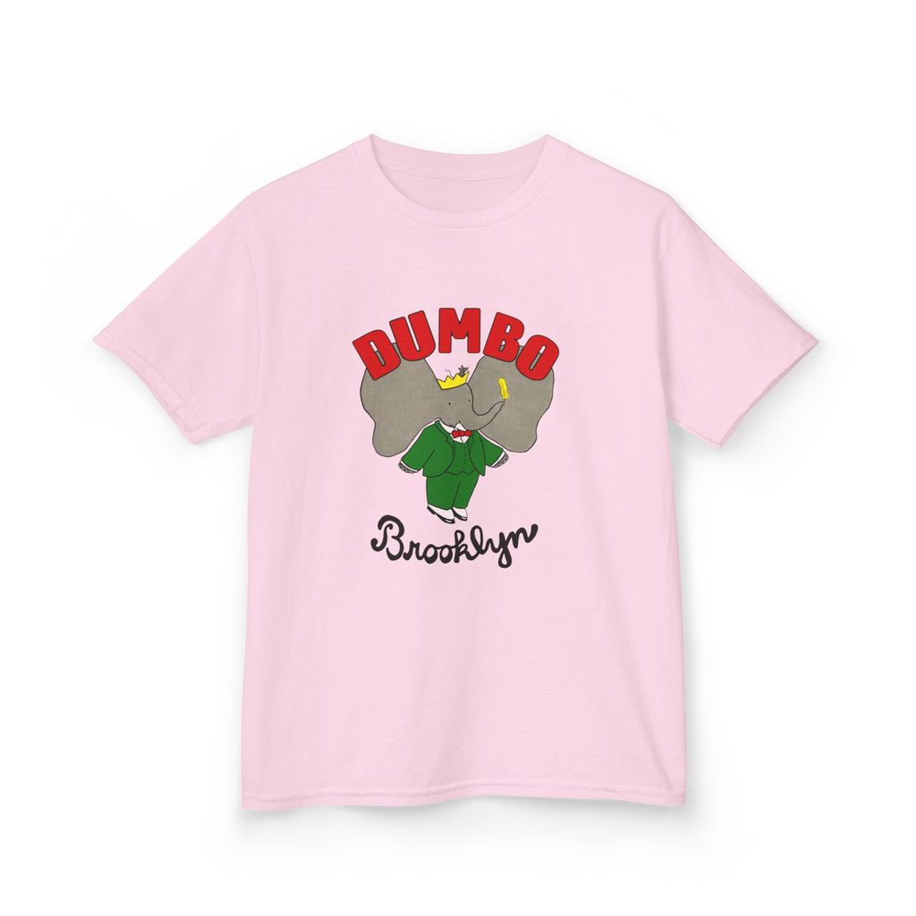 DUMBO Kids Tee, Fun Brooklyn Kids T-Shirt, Adorable Elephant Design, Perfect for Birthdays, Playtime, or Family Outings