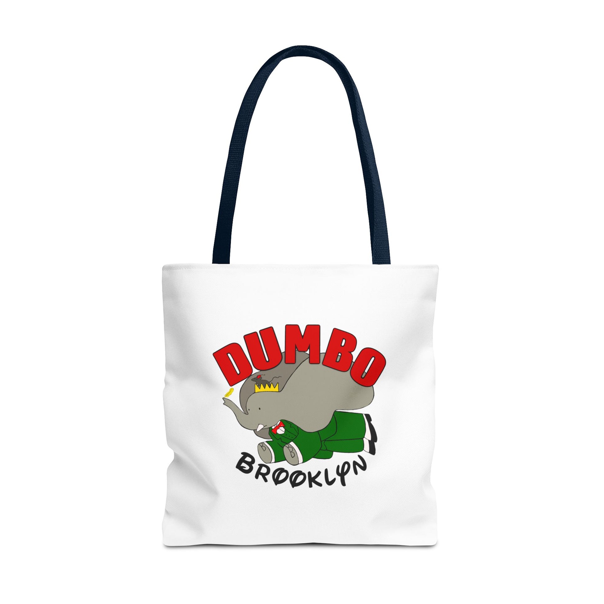 Dumbo Brooklyn Tote Bag, Cute Elephant Bag, Eco-Friendly Shopping Tote, Travel Handbag, Unique Gift for Animal Lovers