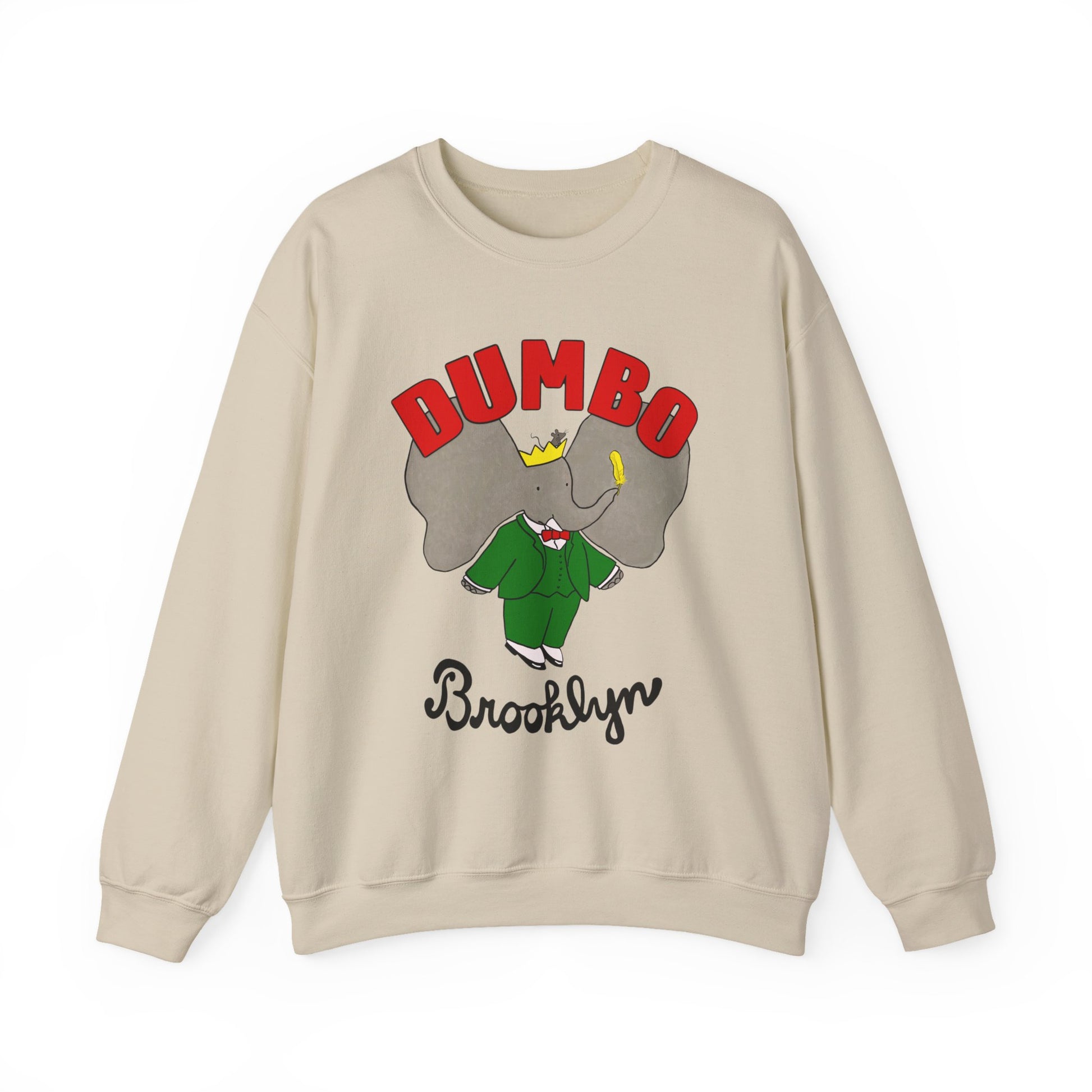 Dumbo Brooklyn Crewneck Sweatshirt - Fun and Comfy Unisex Sweatshirt for Streetwear Enthusiasts