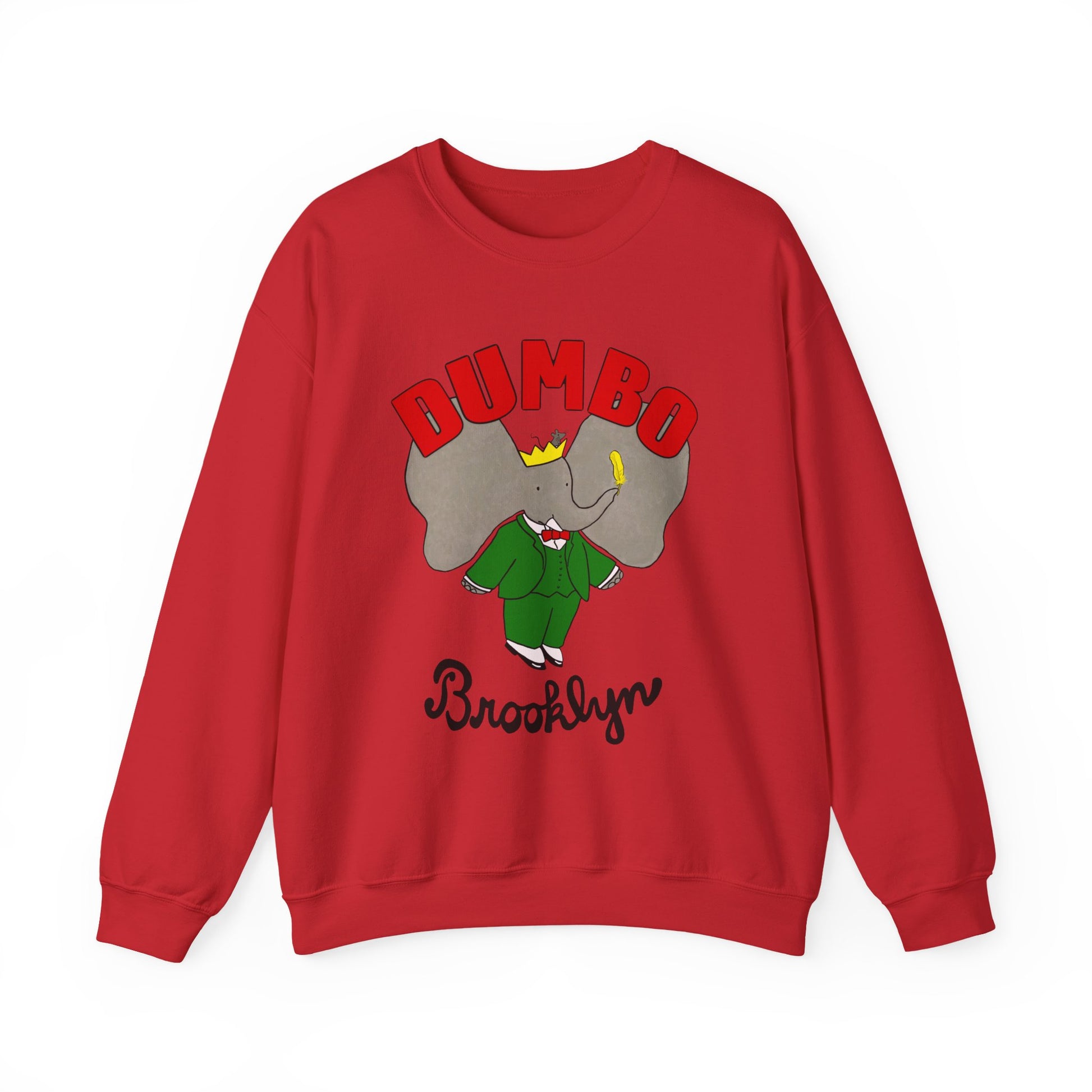 Dumbo Brooklyn Crewneck Sweatshirt - Fun and Comfy Unisex Sweatshirt for Streetwear Enthusiasts