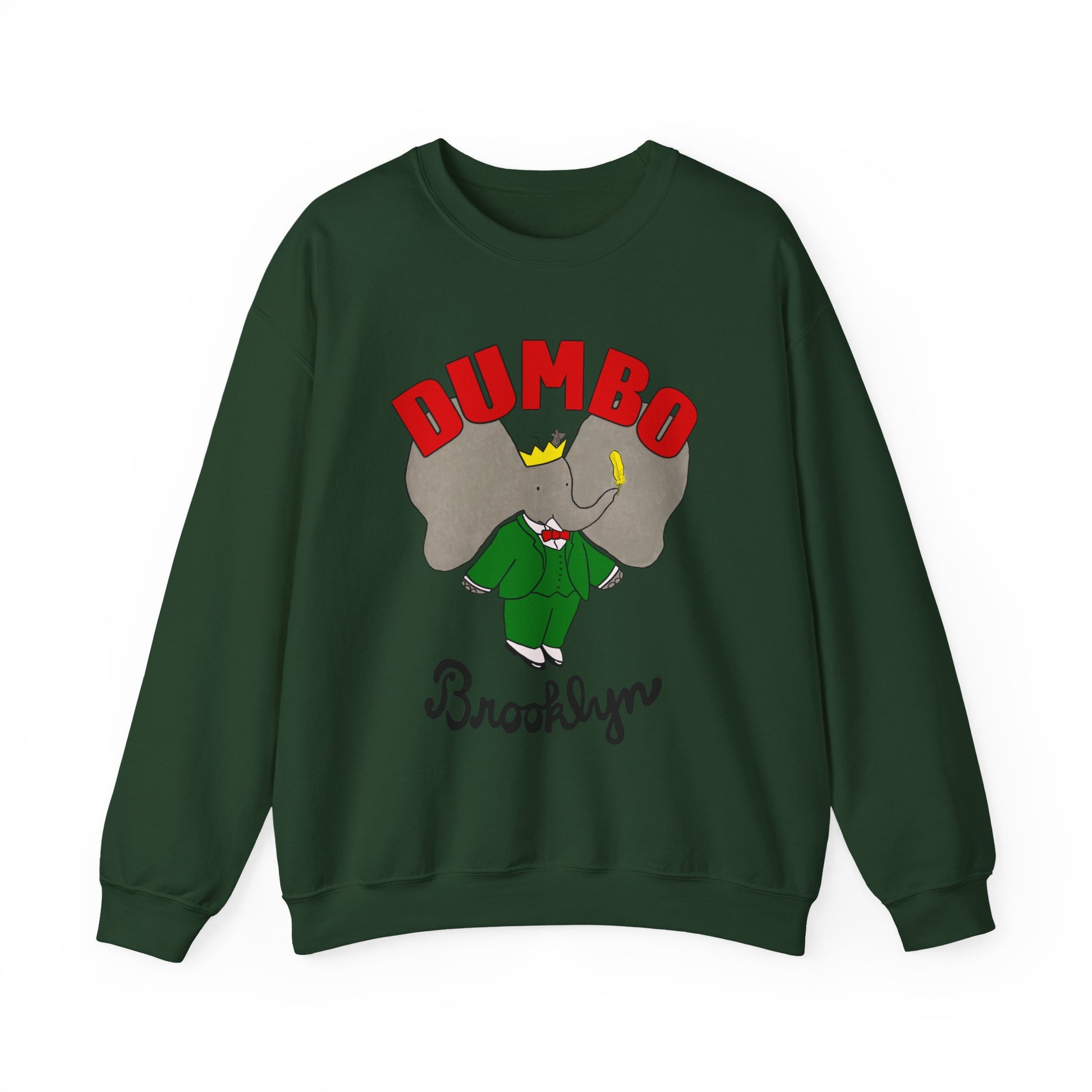 Dumbo Brooklyn Crewneck Sweatshirt - Fun and Comfy Unisex Sweatshirt for Streetwear Enthusiasts